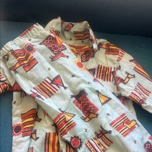 Kids Pajamas with Colorful Patterns (Vintage)